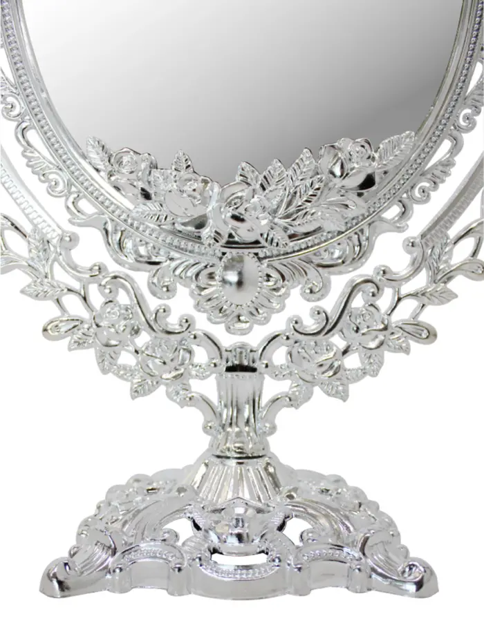 Espejo ovalado  clasico plata - Image 3