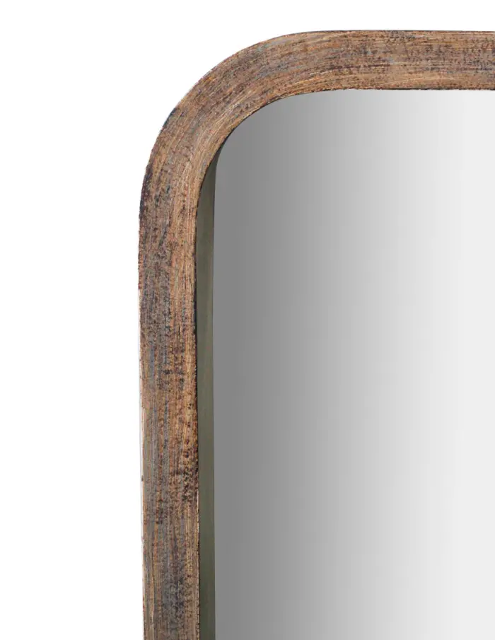 Espejo cuadrado de madera con marco de 71x71x16cm - Image 3