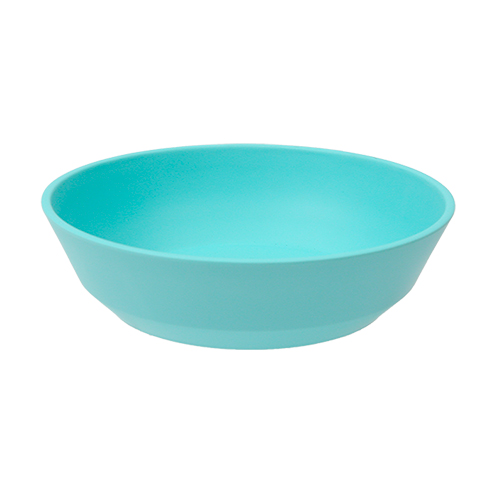 Bowl de melamina turquesa de 20.9×20.9×5.6cm
