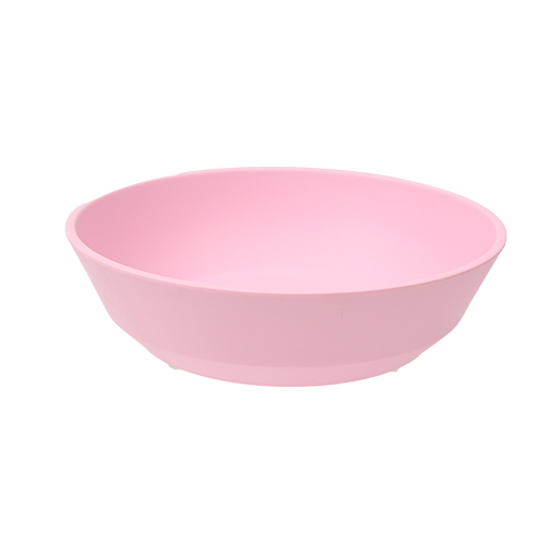 Bowl de melamina rosa de 20.9×20.9×5.6cm