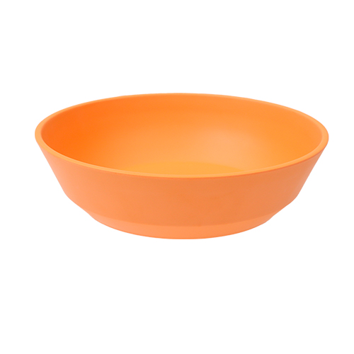 Bowl de melamina naranja de 20.9×20.9×5.6cm