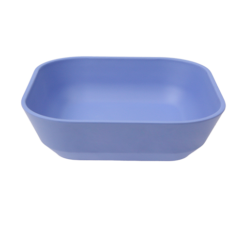 Bowl de melamina cuadrado morado de 20.2×20.2×5.6cm