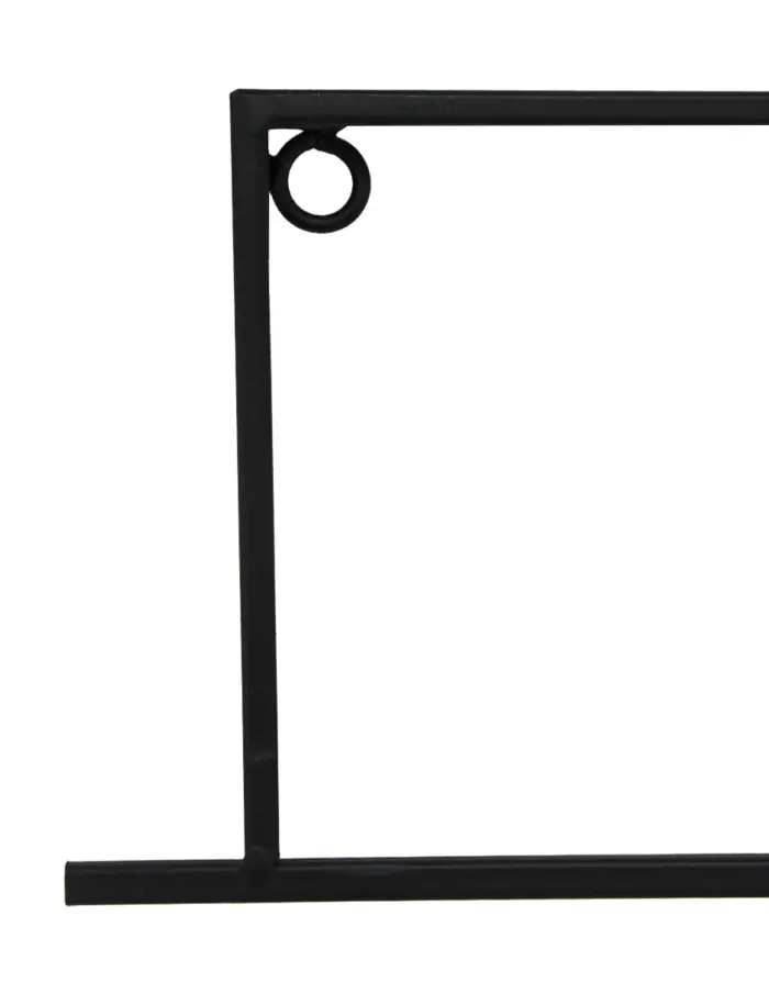 Cuadro de metal diseño círculos con madera de 44x2.3x46cm - Image 3
