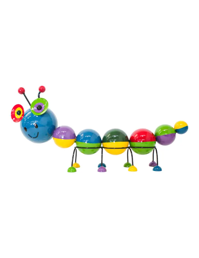 Oruga de metal de colores de15x66x31cm - Image 3