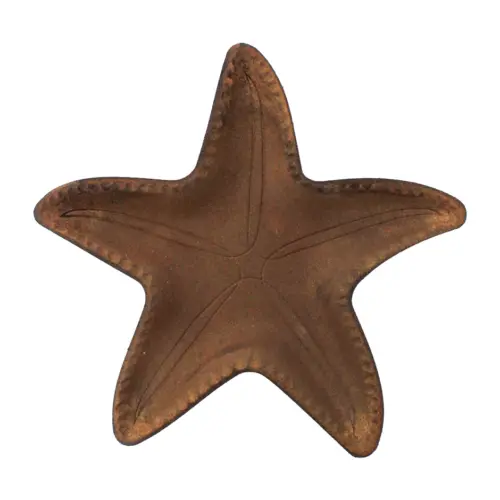 Charola de madera diseño estrella café de 41x41x5cm