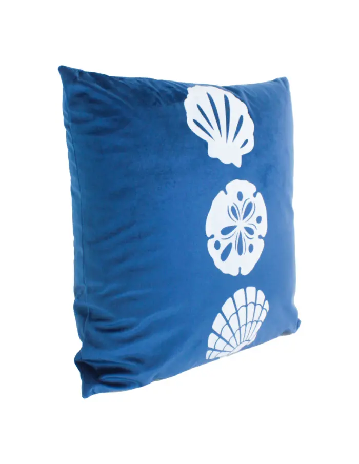 Almohada estampado conchas azul de 42x10x42cm - Image 3
