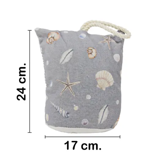 Soporte para puerta estampado marino de 17x11x24cm