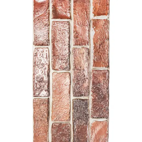 Adhesivo De Pared diseño tabique rojo de 30x60cm