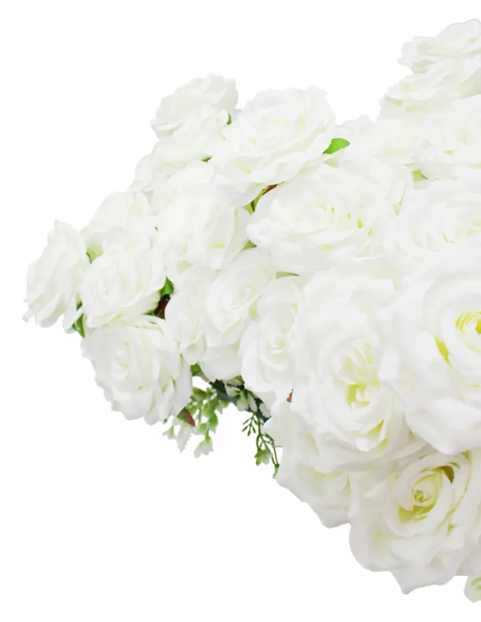 Árbol artificial de 1.1 metros de rosas blancas - Image 3