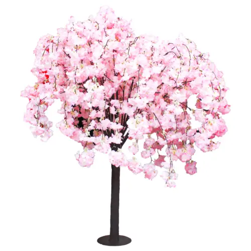 Árbol artificial de 1.2 metros de flores rosas