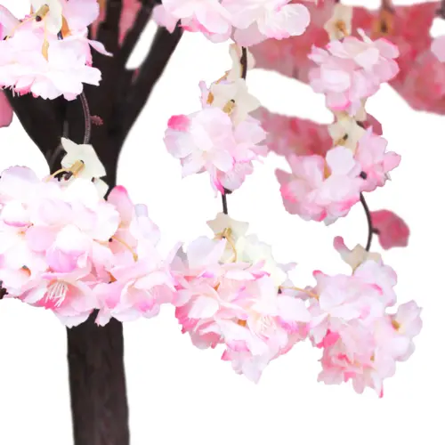 Árbol artificial de 1.2 metros de flores rosas