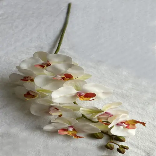 Vara de orquídea artificial blanca de 20x103x0.1cm