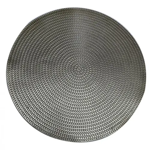 Mantel individual de plastico dorado diseño cadena de 38cm38x0.1×0.1cm