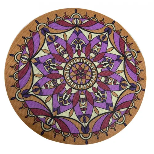 Mantel individual de plastico diseño mandalas lilas de 38cm38x0.1×0.1cm