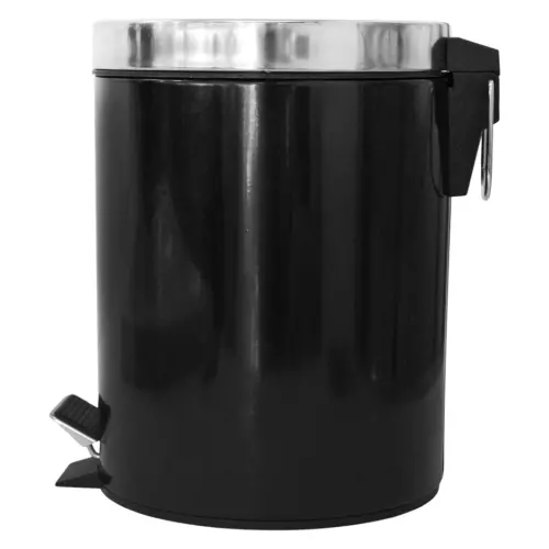 Bote de acero inoxidable con pedal de 5 litros