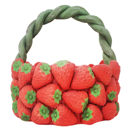 Canasta de cemento con fresa de 23.5×23.5×24.5cm