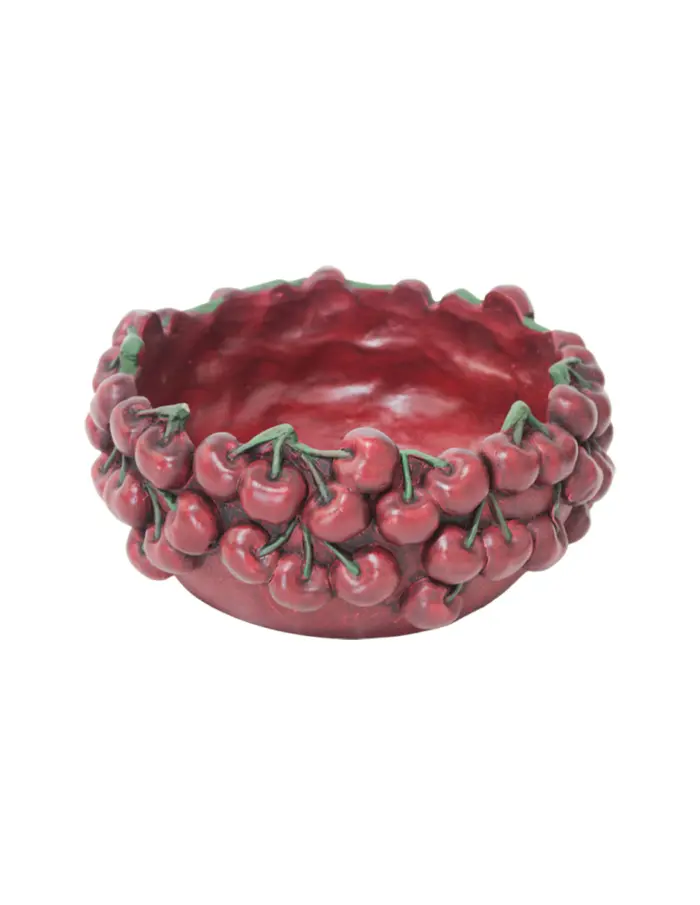 Maceta de cemento diseño cereza de 22x22x9.5cm - Image 2