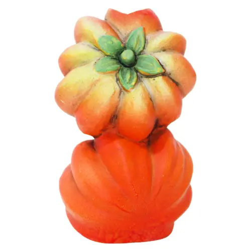 Candelabro de cemento diseño calabaza de 8.5×7.5x14cm