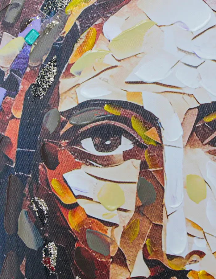 Cuadro con rostro de Cristo de 70x100x3cm - Image 3