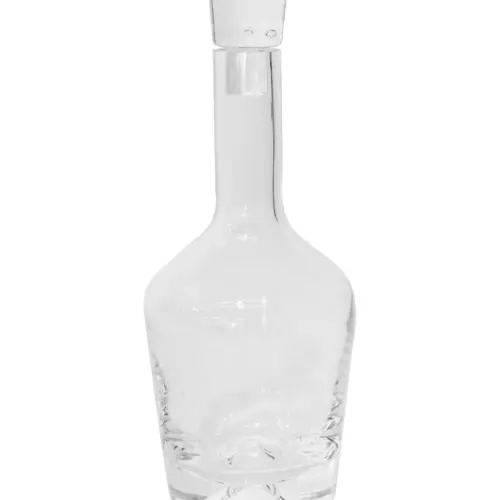 Licorera de vidrio transparente de 11.5x29cm 900ML