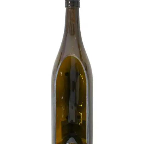 Base de vidrio diseño botella de 31x8x6.5cm