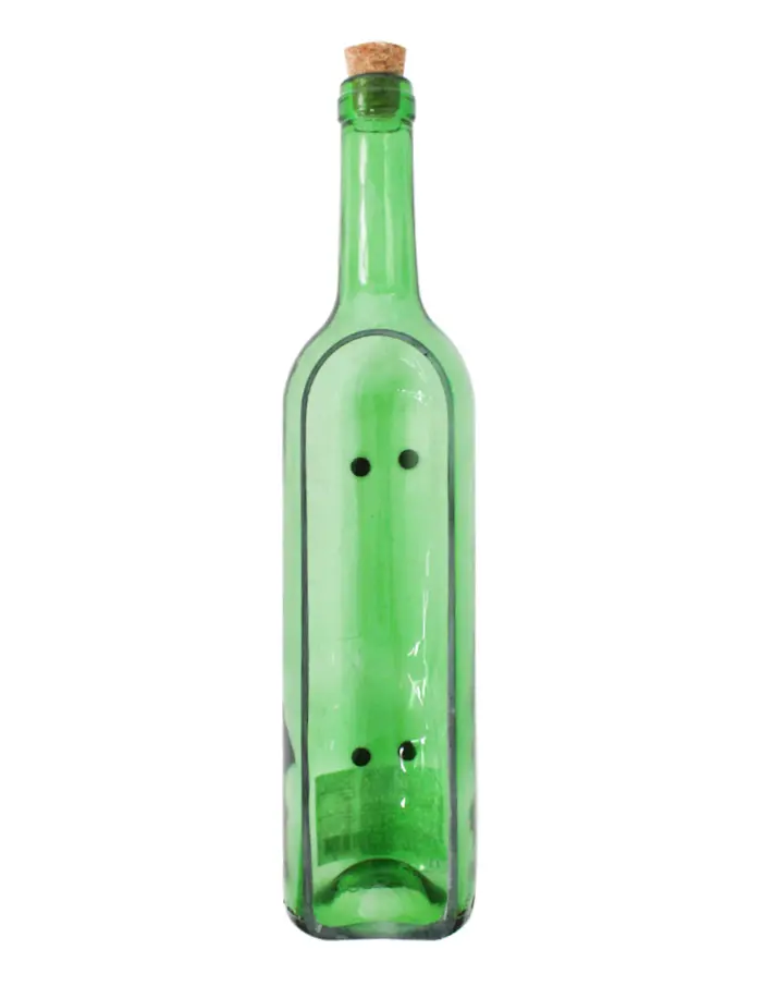 Base de vidrio diseño botella de 34x7x6cm - Image 2