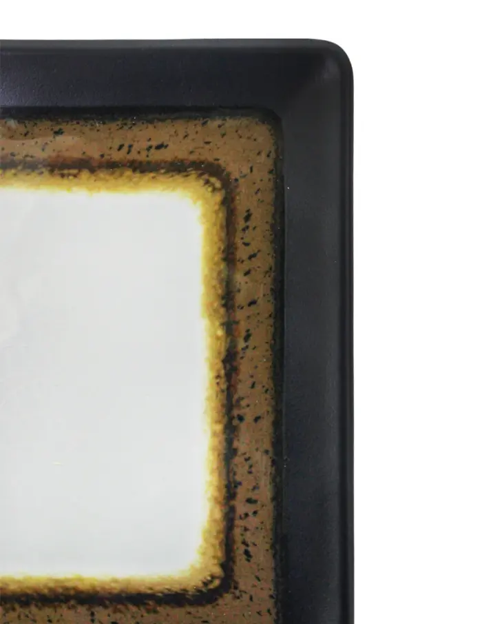 Plato rectangular de melamina - Image 3