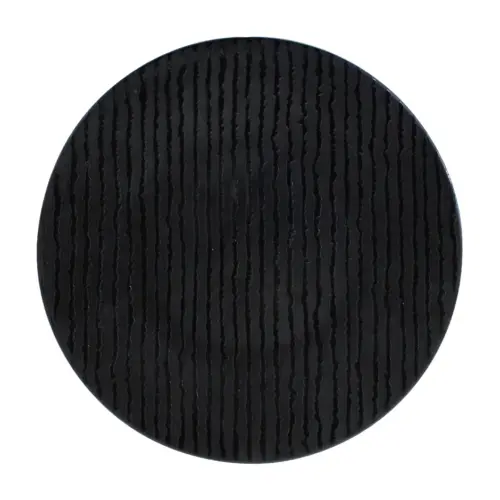 Plato de melamina negro de 27cm