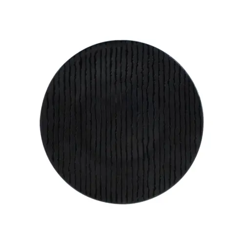 Plato de melamina negro de 22cm