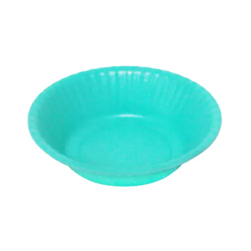 Tazon de melamina verde diseño cartón de 18cm