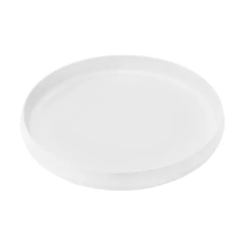 Plato de melamina profundo blanco de 28cm