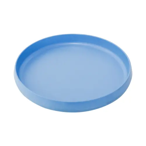 Plato de melamina profundo azul claro de 28cm