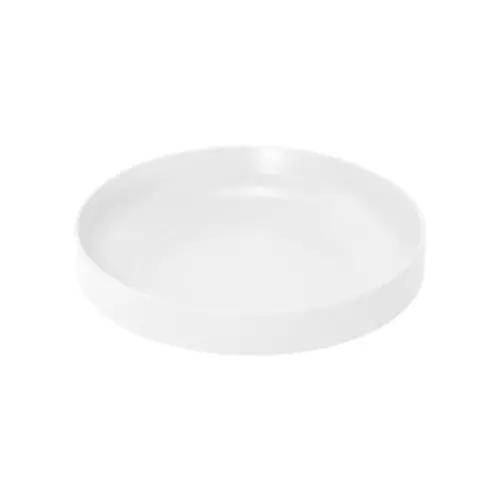 Tazon de melamina profundo blanco de 17cm