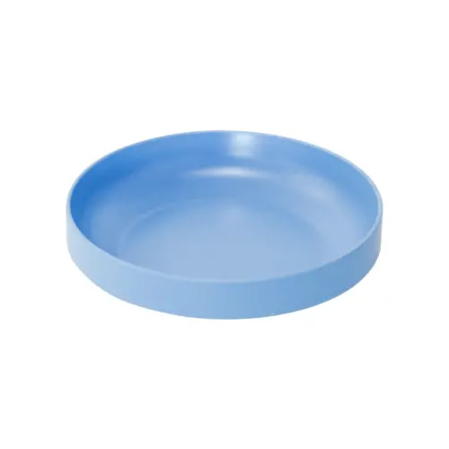 Tazon de melamina profundo azul claro de 17cm