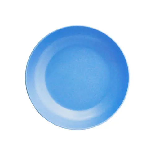 Tazon de melamina profundo azul claro de 17cm