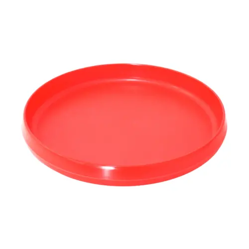 Plato de melamina profundo naranja de 28cm