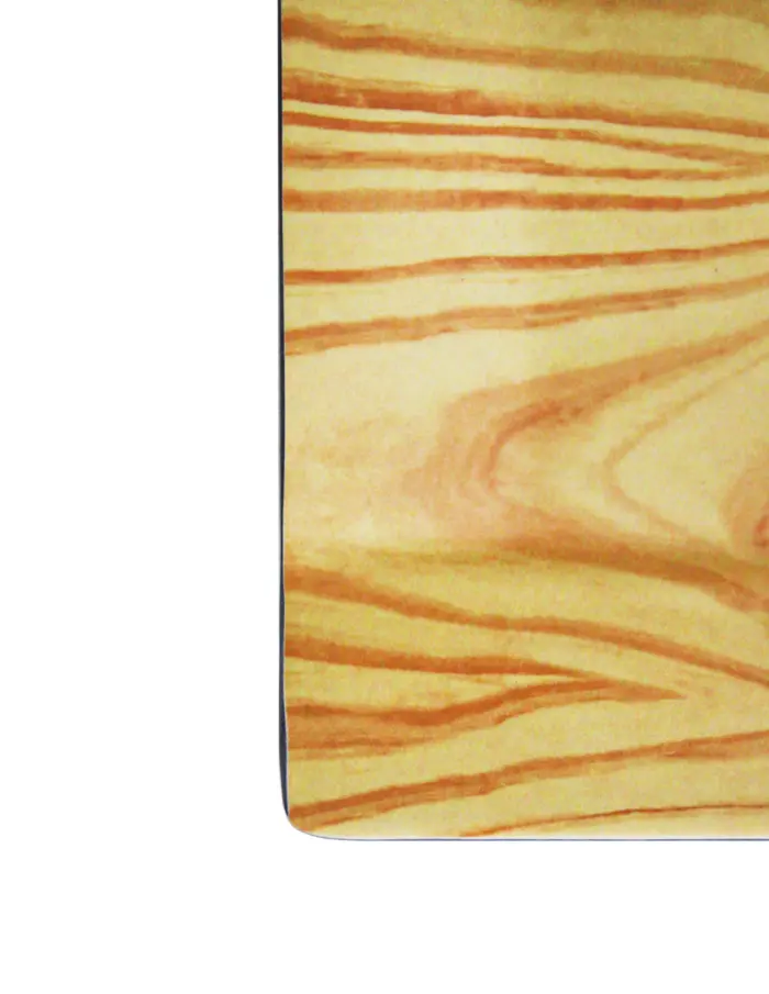Charola rectangular de melamina tipo madera de 26x16x3cm - Image 3