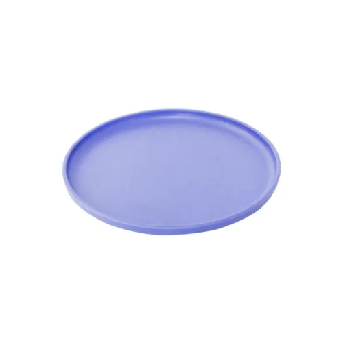 Plato de melamina morado de 15.8×15.8×1.6cm