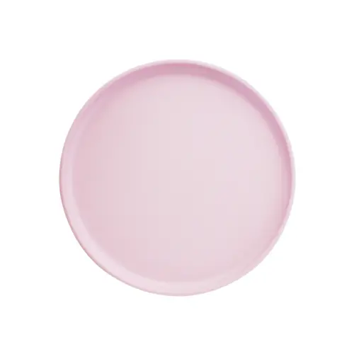 Plato de melamina rosa de 15.8×15.8×1.6cm