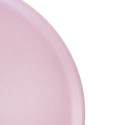 Plato de melamina rosa de 15.8×15.8×1.6cm