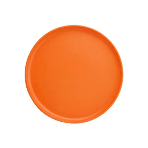Plato de melamina naranja de 15.8×15.8×1.6cm