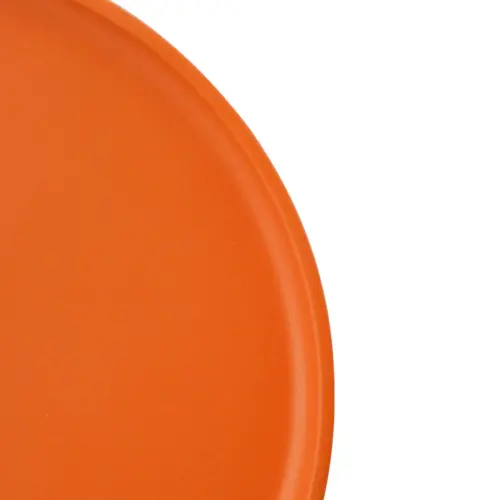 Plato de melamina naranja de 15.8×15.8×1.6cm