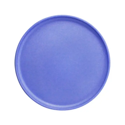 Plato de melamina morado de 20.4×20.4×1.6cm