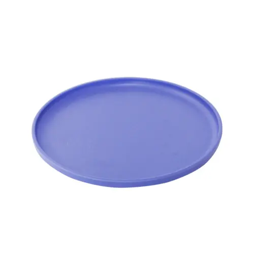 Plato de melamina morado de 20.4×20.4×1.6cm