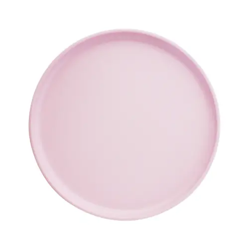Plato de melamina rosa de 20.4×20.4×1.6cm