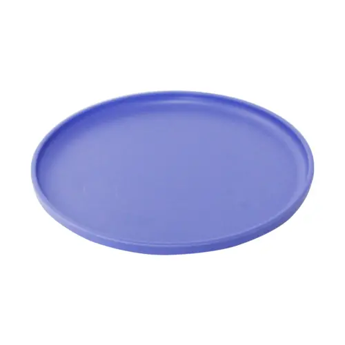 Plato de melamina morado de 26x26x1.6cm