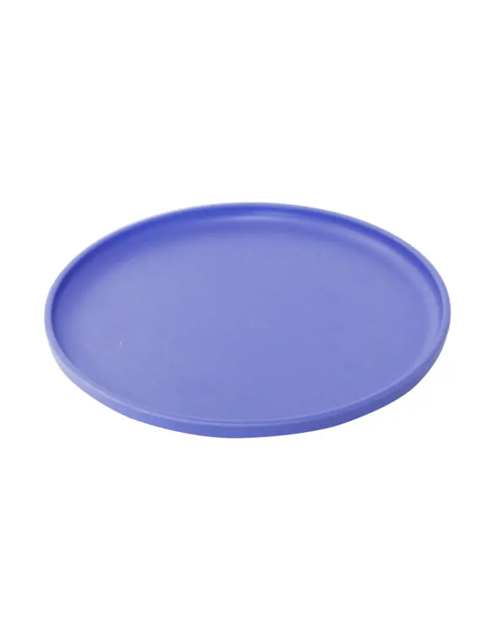 Plato de melamina morado de 26x26x1.6cm - Image 2
