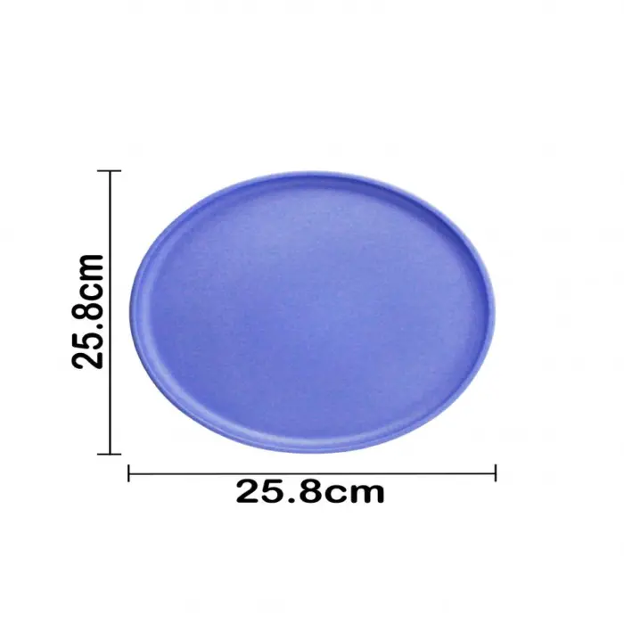 Plato de melamina morado de 26x26x1.6cm - Image 4