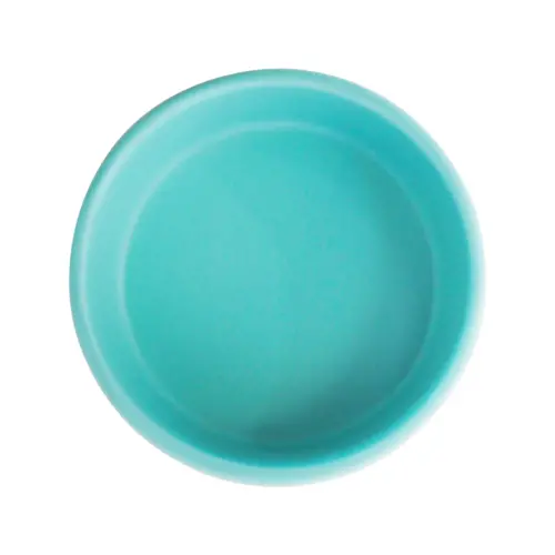 Flanera de melamina azul turquesa de 8.9×8.9x3cm