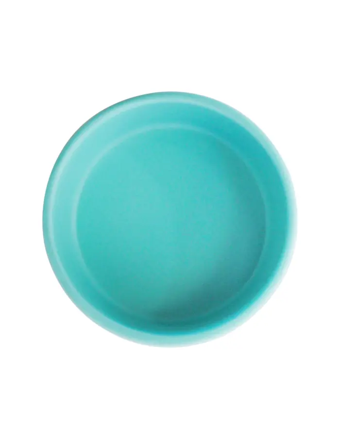 Flanera de melamina azul turquesa de 8.9x8.9x3cm - Image 2